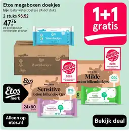 Etos Etos megaboxen doekjes aanbieding