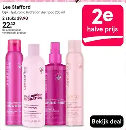 Etos Lee Stafford Hyaluronic Hydration shampoo 250 ml aanbieding