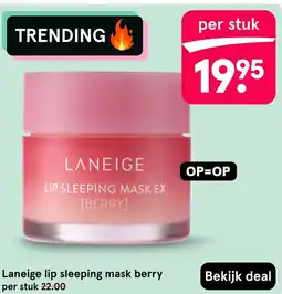 Etos laneige lip sleeping mask ex [berry] aanbieding
