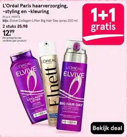 Etos L'Oréal Paris Elvive Collagen Lifter Big Hair Day aanbieding