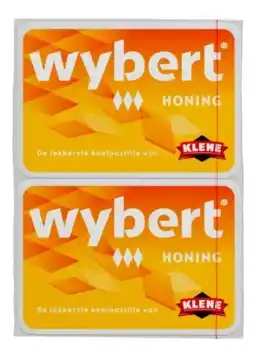 De Online Drogist Wybert Honing Keelpastilles Duoverpakking 50GR aanbieding