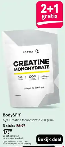 Etos Body&Fit Creatine Monohydrate aanbieding
