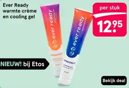 Etos ever ready warmte crème en cooling gel aanbieding