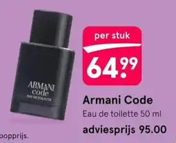 Etos Armani Code aanbieding