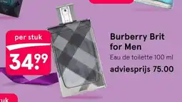 Etos Burberry brit for men aanbieding