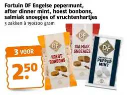 Poiesz Fortuin df engelse pepermunt, after dinner mint, hoest bonbons, salmiak snoepjes of vruchtenhartjes aanbieding
