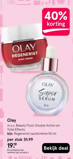 Etos Olay Super Sérum aanbieding