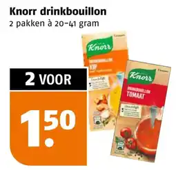 Poiesz Knorr drinkbouillon aanbieding