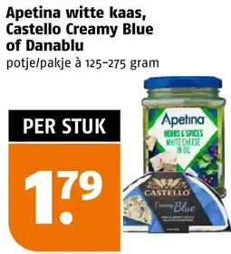 Poiesz Apetina witte kaas, Castello Creamy Blue of Danablu aanbieding