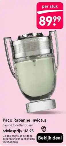 Etos Paco Rabanne Invictus aanbieding