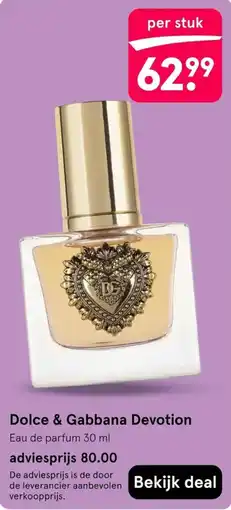 Etos Dolce & Gabbana Devotion aanbieding