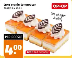 Poiesz Luxe oranje tompoucen aanbieding
