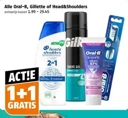 Poiesz Alle Oral-B, Gillette of Head&Shoulders aanbieding