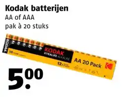 Poiesz Kodak batterijen aanbieding