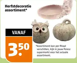 Poiesz Herfstdecoratie assortiment* aanbieding