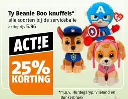 Poiesz Ty Beanie Boo knuffels aanbieding