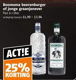 Poiesz Boomsma beerenburger of jonge graanjenever aanbieding