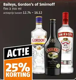 Poiesz Baileys, Gordon's of Smirnoff aanbieding