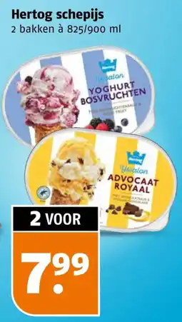 Poiesz Hertog schepijs aanbieding