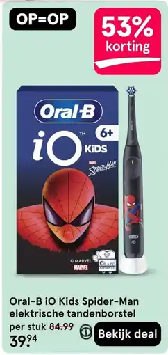 Etos Oral-B iO Kids Spider-Man aanbieding