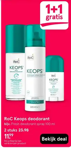 Etos RoC Keops deodorant aanbieding