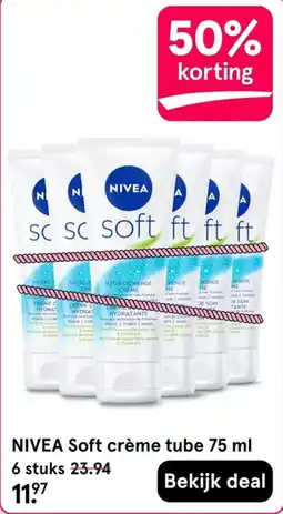 Etos NIVEA Soft crème aanbieding