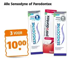 Poiesz Alle Sensodyne of Parodontax aanbieding