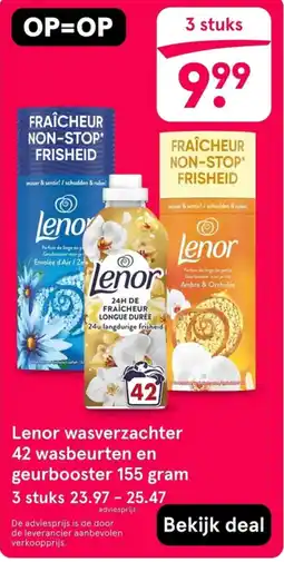 Etos Lenor wasverzachter aanbieding