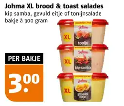 Poiesz Johma XL brood & toast salades aanbieding