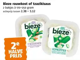 Poiesz Bieze rauwkost of tzazikisaus aanbieding