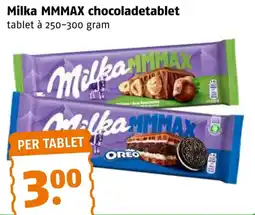 Poiesz Milka MMMAX chocoladetablet aanbieding