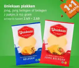 Poiesz Uniekaas plakken aanbieding