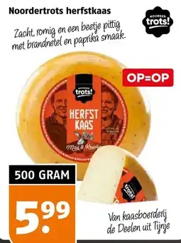 Poiesz Noordertrots herfstkaas aanbieding