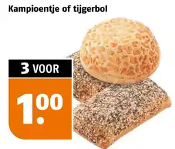Poiesz Kampioentje of tijgerbol aanbieding