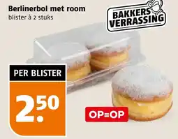 Poiesz Berlinerbol met room aanbieding
