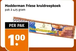 Poiesz Modderman Friese kruidreepkoeck aanbieding