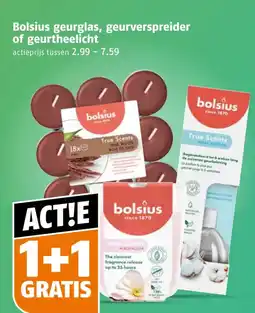 Poiesz Bolsius geurglas, geurverspreider of geurtheelicht aanbieding