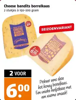 Poiesz Cheese bandits borrelkaas aanbieding