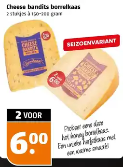 Poiesz Cheese bandits borrelkaas aanbieding