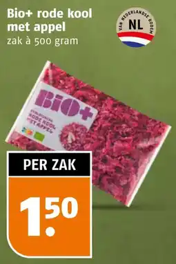 Poiesz Bio+ rode kool met appel aanbieding