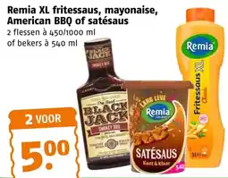 Poiesz Remia XL fritessaus, mayonaise, American BBQ of satésaus aanbieding