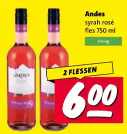 Nettorama Andes syrah rosé aanbieding