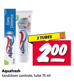 Nettorama Aquafresh tandsteen controle aanbieding