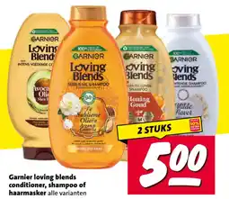 Nettorama Garnier loving blends conditioner, shampoo of haarmasker aanbieding