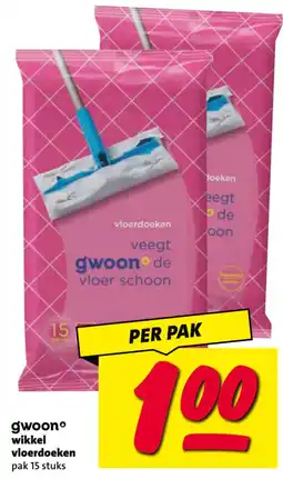 Nettorama gwoon wikkel vloerdoeken aanbieding