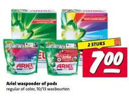 Nettorama Ariel waspoeder of pods aanbieding