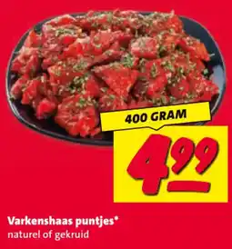 Nettorama Varkenshaas puntjes* aanbieding