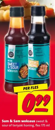 Nettorama Sum & Sam woksaus sweet & sour of teriyaki honing aanbieding