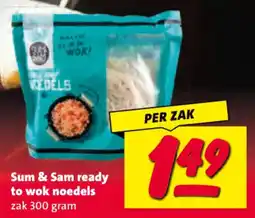 Nettorama Sum & Sam ready to wok noedels aanbieding