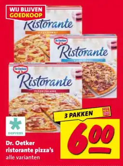 Nettorama Dr. Oetker ristorante pizza's aanbieding